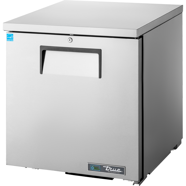 True TUC-27-C-HC Compact Solid Door Refrigerator with Hydrocarbon Refrigerant