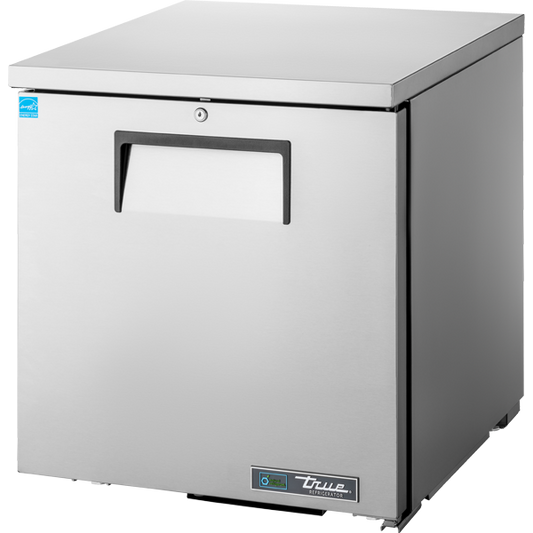 True TUC-27-C-HC Compact Solid Door Refrigerator with Hydrocarbon Refrigerant