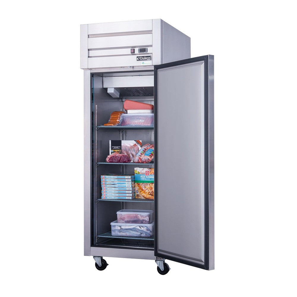 Dukers D28AF Commercial Single Door Top Mount Freezer in Stainless Steel image 4