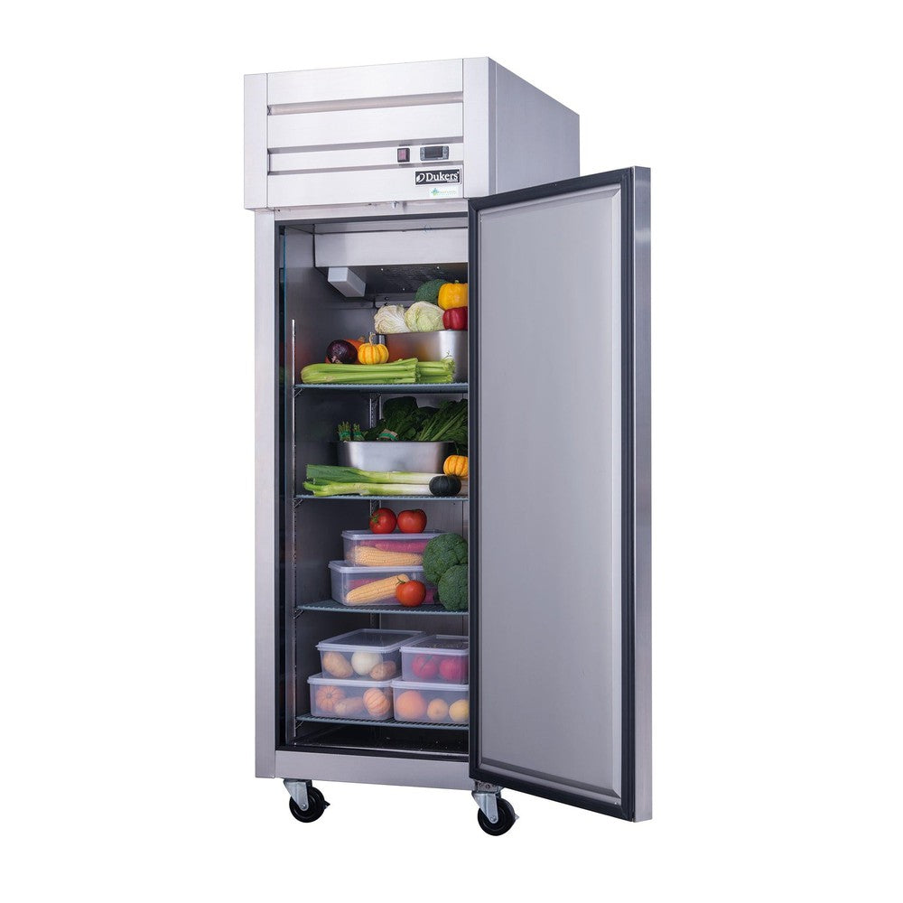 Dukers D28AR Commercial Single Door Top Mount Refrigerator in Stainless Steel image 4
