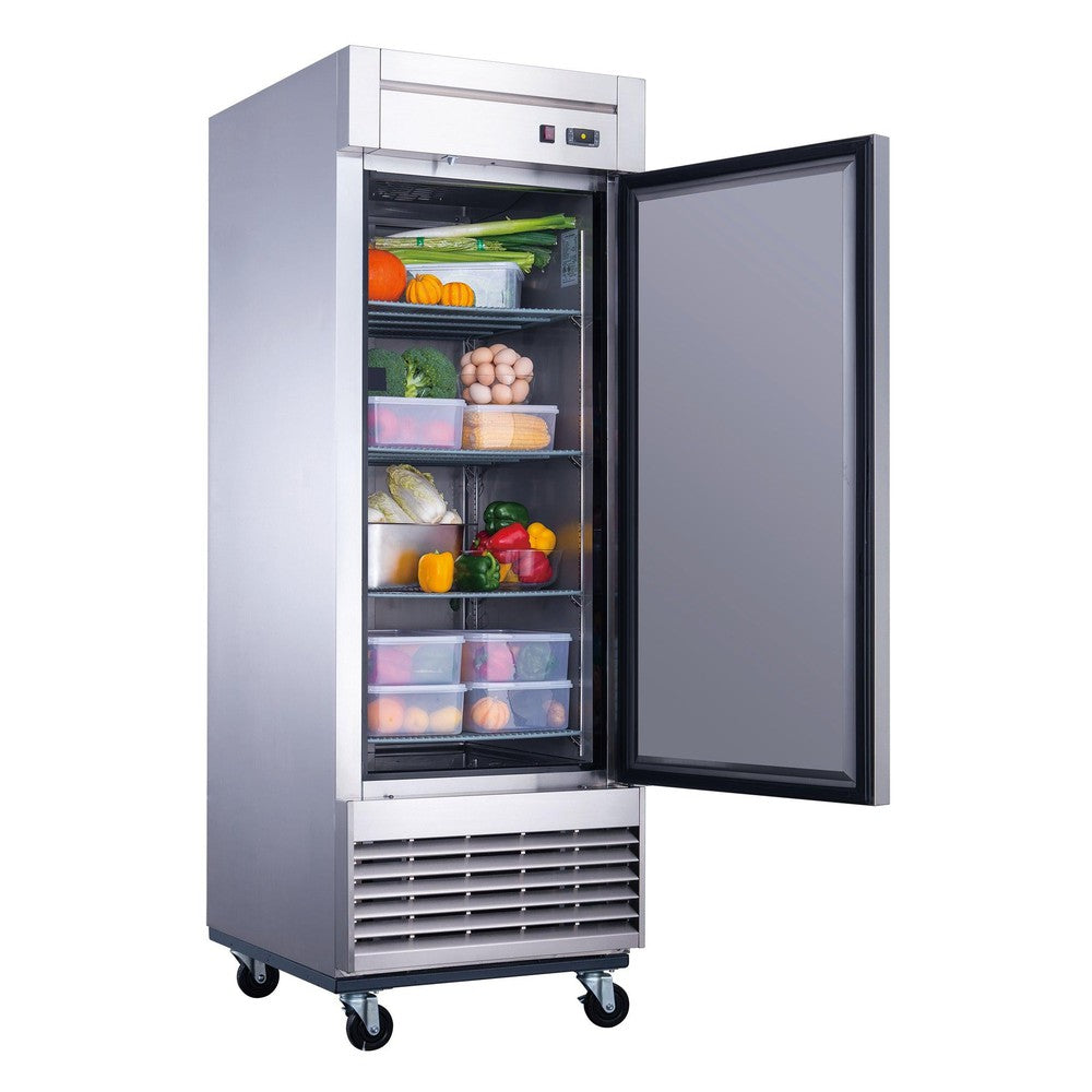 Dukers D28R Single Door Commercial Refrigerator in Stainless Steel image 2