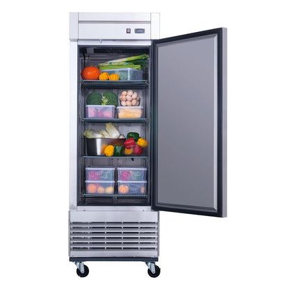 Dukers D28R Single Door Commercial Refrigerator in Stainless Steel image 3