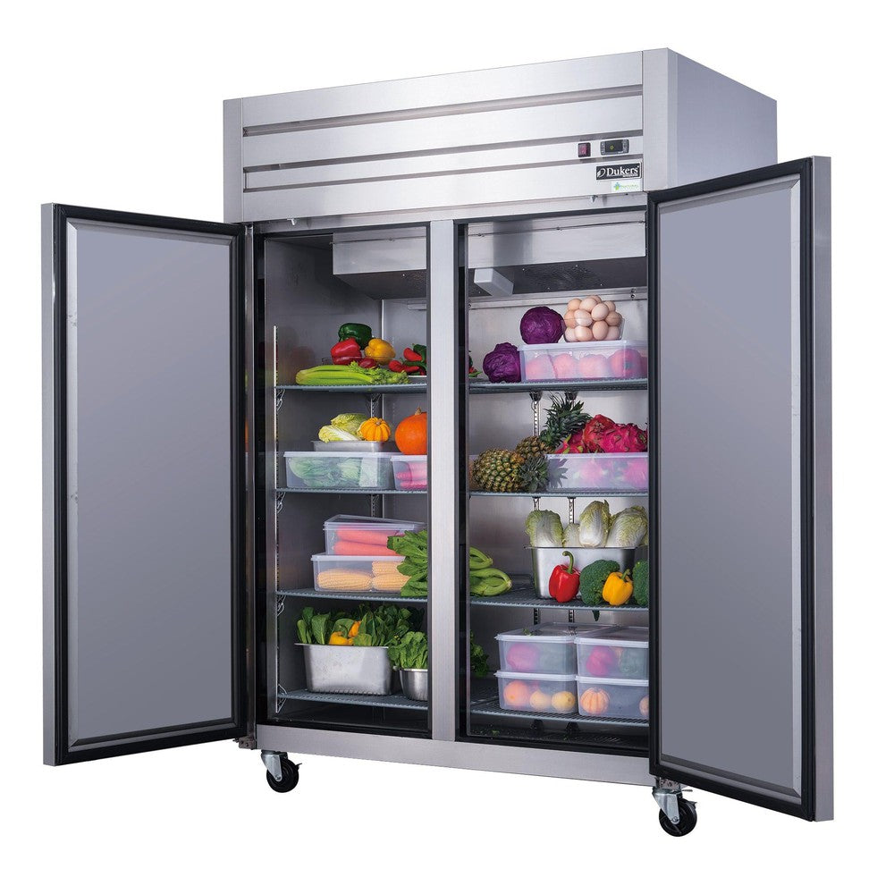 Dukers D55AR Commercial 2-Door Top Mount Refrigerator in Stainless Steel image 4