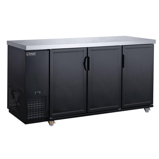 Dukers DBB72-M3 3-Door Bar and Beverage Cooler (Solid Doors) image 1