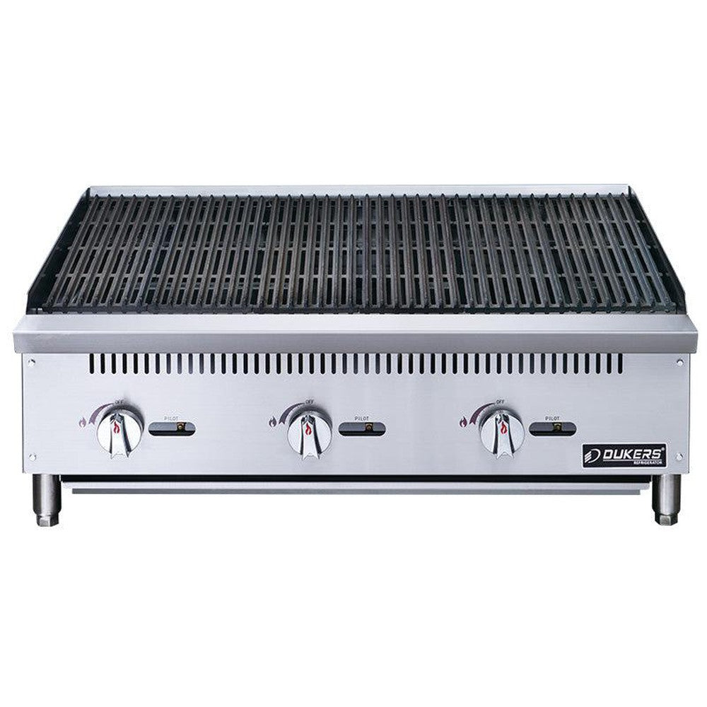 Dukers DCRB36 36 in. W Countertop Charbroiler image 2