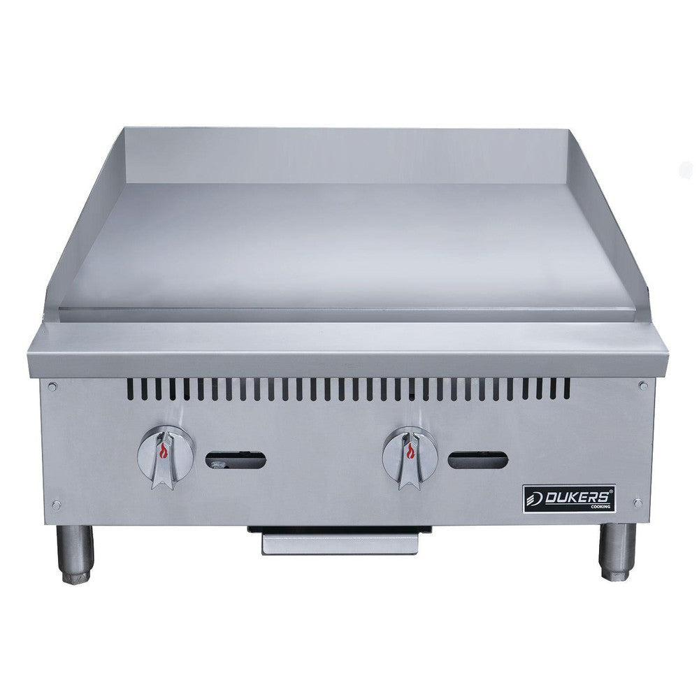 Dukers DCGM24 24 in. W Griddle with 2 Burners image 2