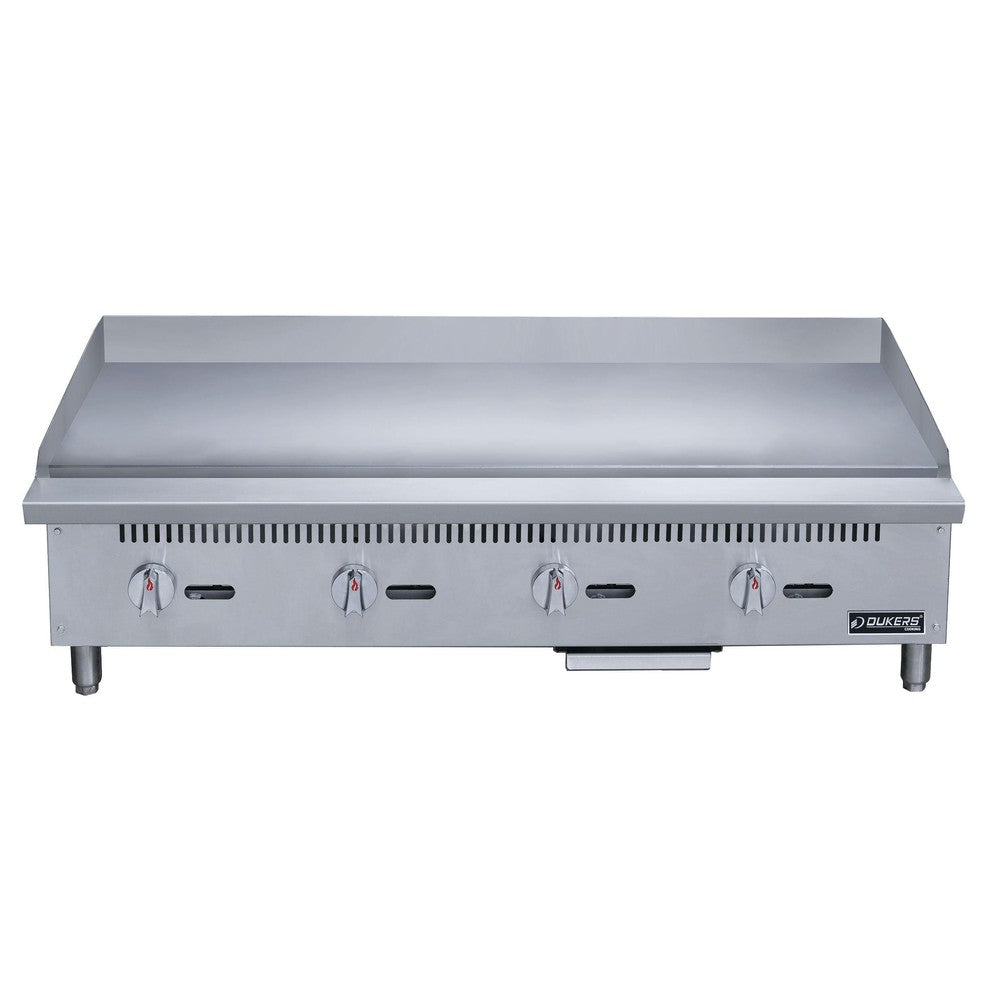 Dukers DCGMA48 48 in. W Griddle with 4 Burners image 2