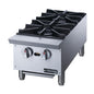 Dukers DCHPB12 Hot Plate with 2 Burners image 1