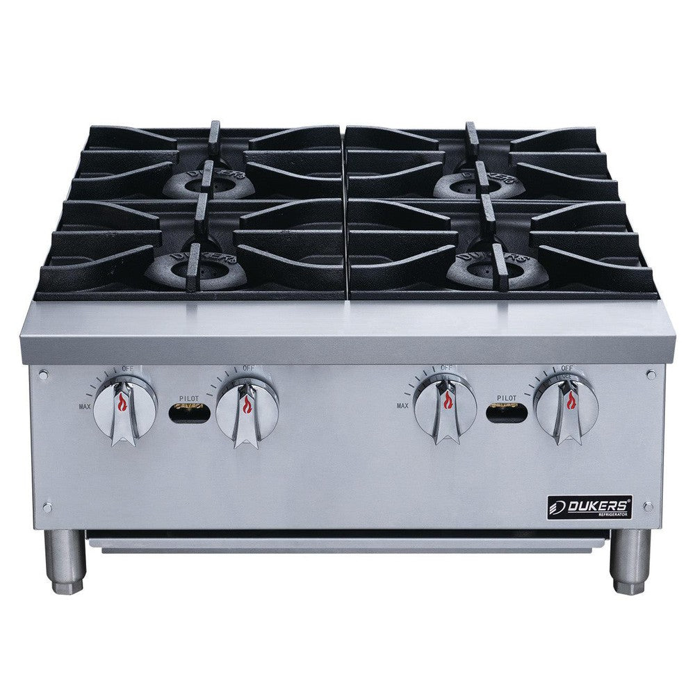 Dukers DCHPB24 Hot Plate with 4 Burners image 2