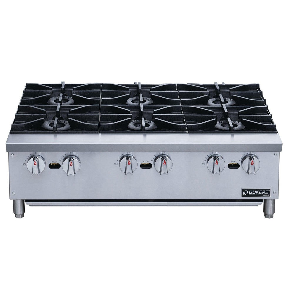 Dukers DCHPB36 Hot Plate with 6 Burners image 2