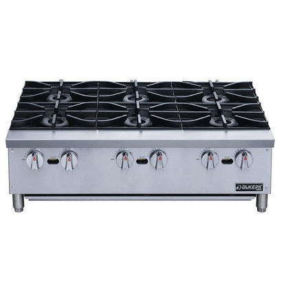 Dukers DCHPB36 Hot Plate with 6 Burners image 2