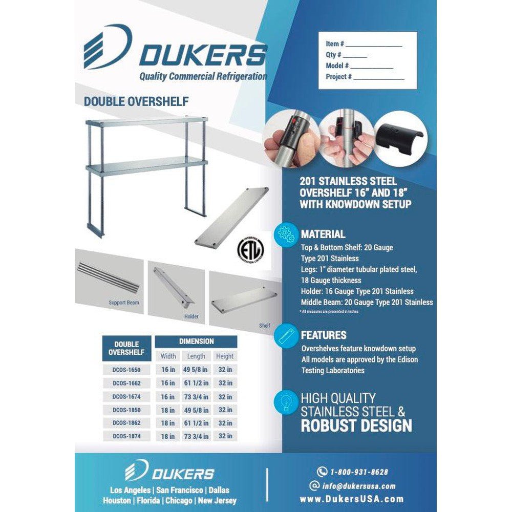 Dukers Double Overshelf image 8
