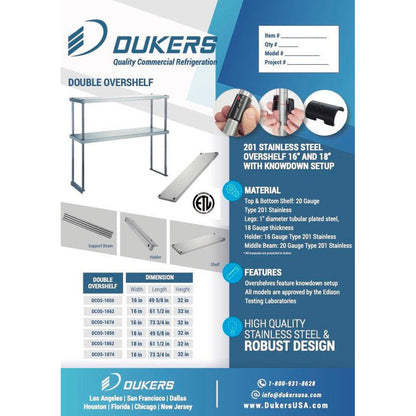 Dukers Double Overshelf image 8