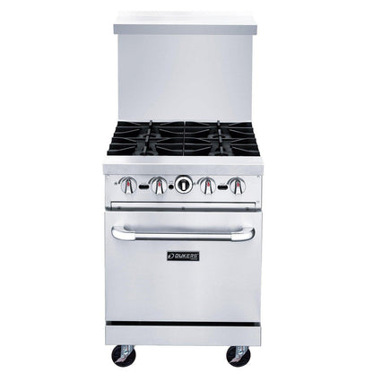 Dukers DCR24-4B 24" Gas Range with Four (4) Open Burners image 2