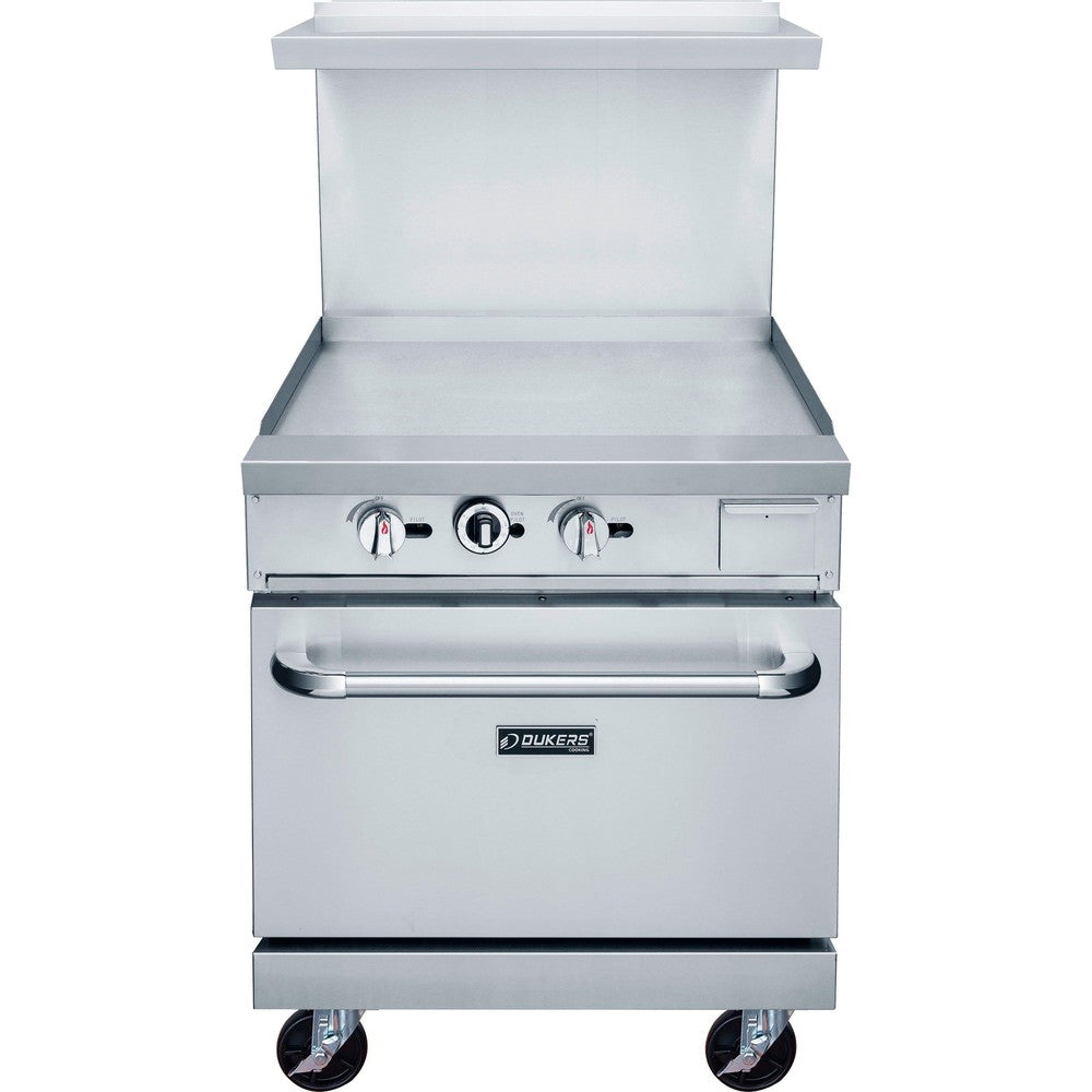 Dukers DCR24-GM 24" Gas Range with 24" Griddle image 2