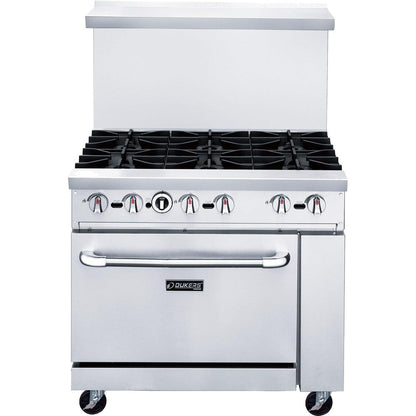 Dukers DCR36-6B 36" Gas Range with Six (6) Open Burners image 2