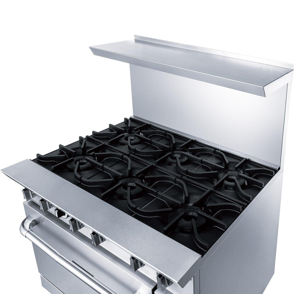 Dukers DCR36-6B 36" Gas Range with Six (6) Open Burners image 4