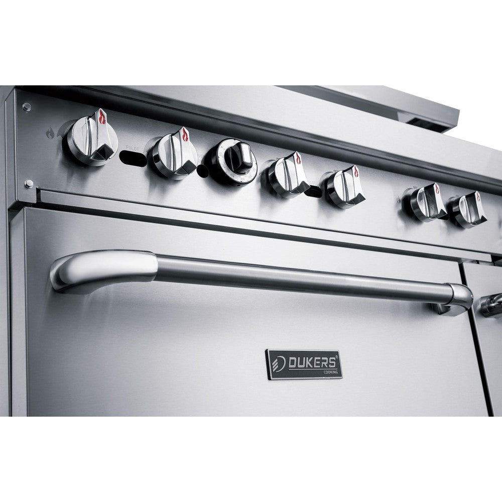 Dukers DCR60-10B 60" Gas Range with Ten (10) Open Burners image 7