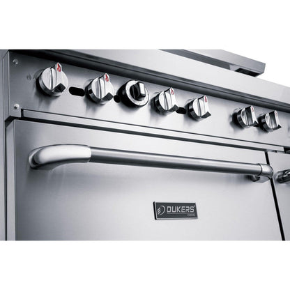 Dukers DCR60-10B 60" Gas Range with Ten (10) Open Burners image 7