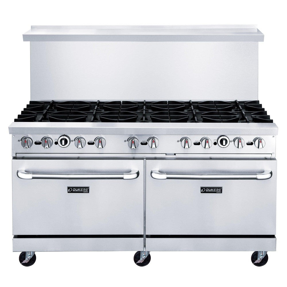 Dukers DCR60-10B 60" Gas Range with Ten (10) Open Burners image 2