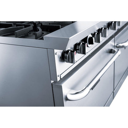 Dukers DCR60-10B 60" Gas Range with Ten (10) Open Burners image 6