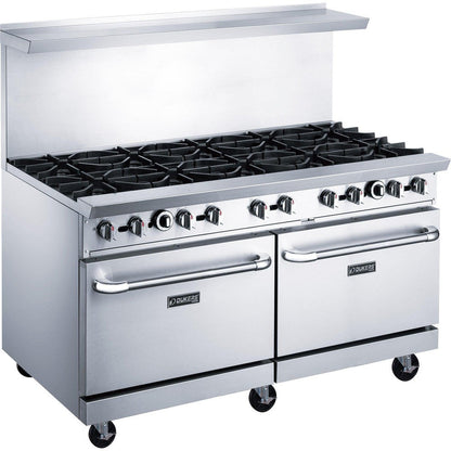 Dukers DCR60-10B 60" Gas Range with Ten (10) Open Burners image 1