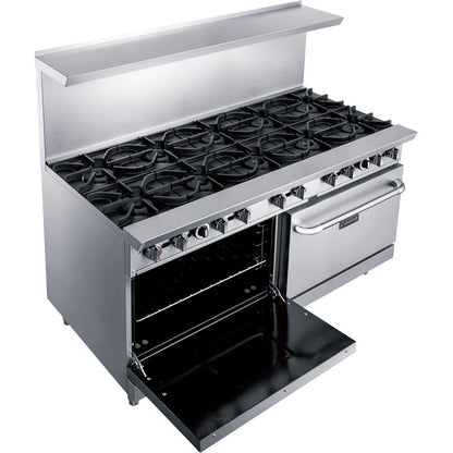 Dukers DCR60-10B 60" Gas Range with Ten (10) Open Burners image 5