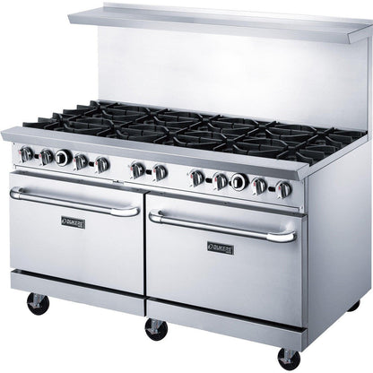 Dukers DCR60-10B 60" Gas Range with Ten (10) Open Burners image 3