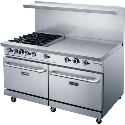 Dukers DCR60-4B36GM 60" Gas Range with Four (4) Open Burners & 36" Griddle image 3