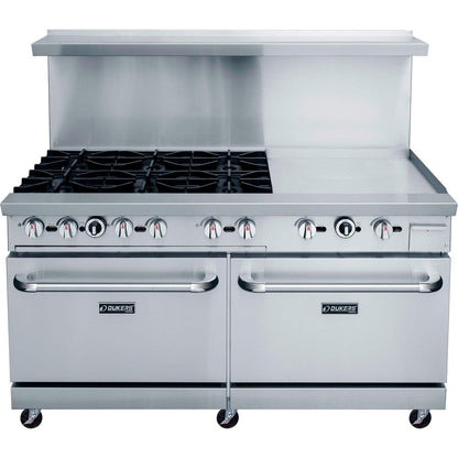 Dukers DCR60-6B24GM 60" Gas Range with Six (6) Open Burners & 24" Griddle image 2