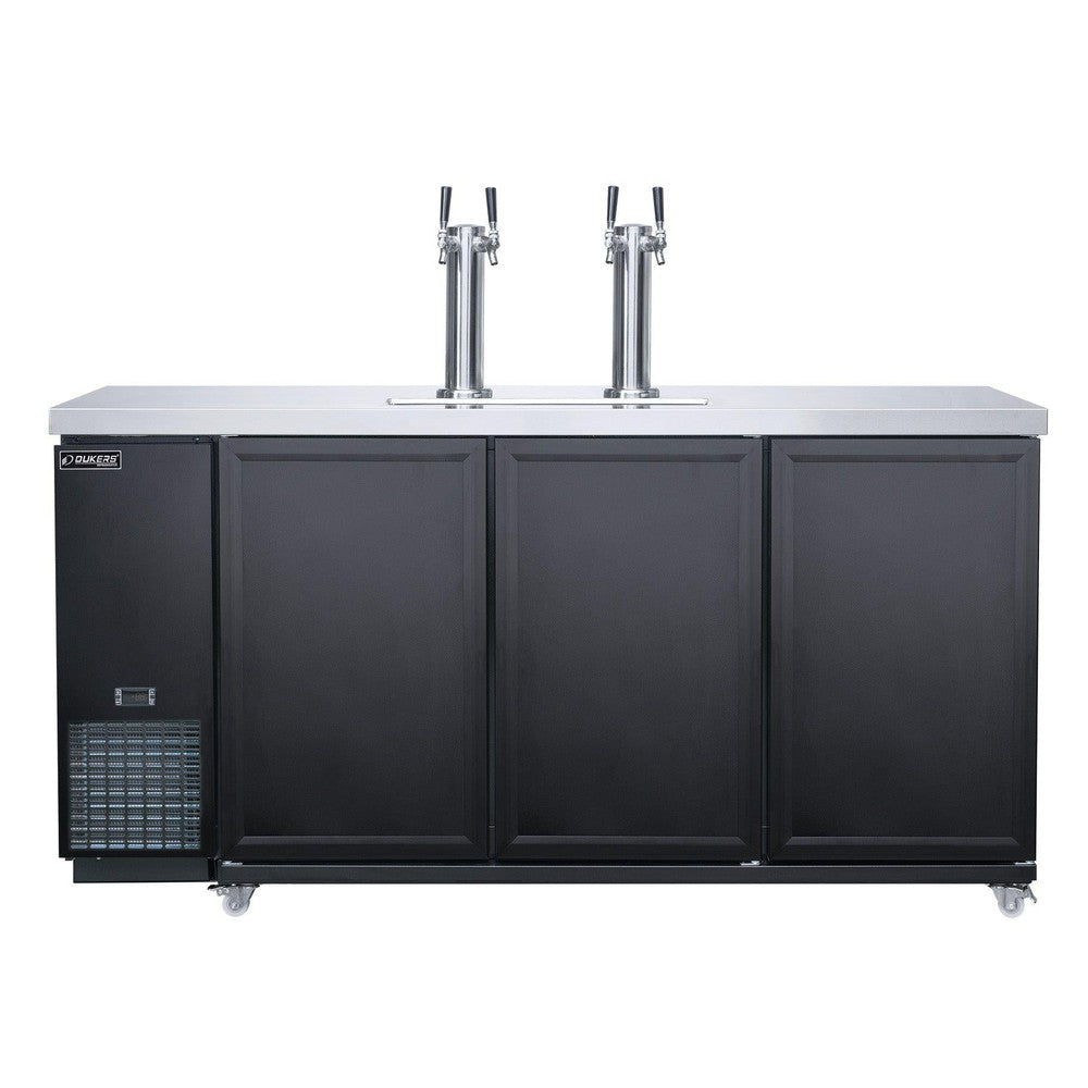 Dukers DKB72-M3 Dual Tap Kegerator Beer Dispenser image 2