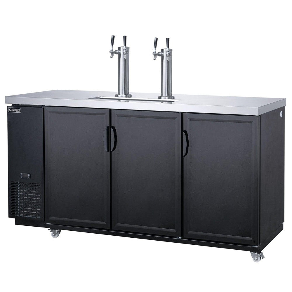 Dukers DKB72-M3 Dual Tap Kegerator Beer Dispenser image 3