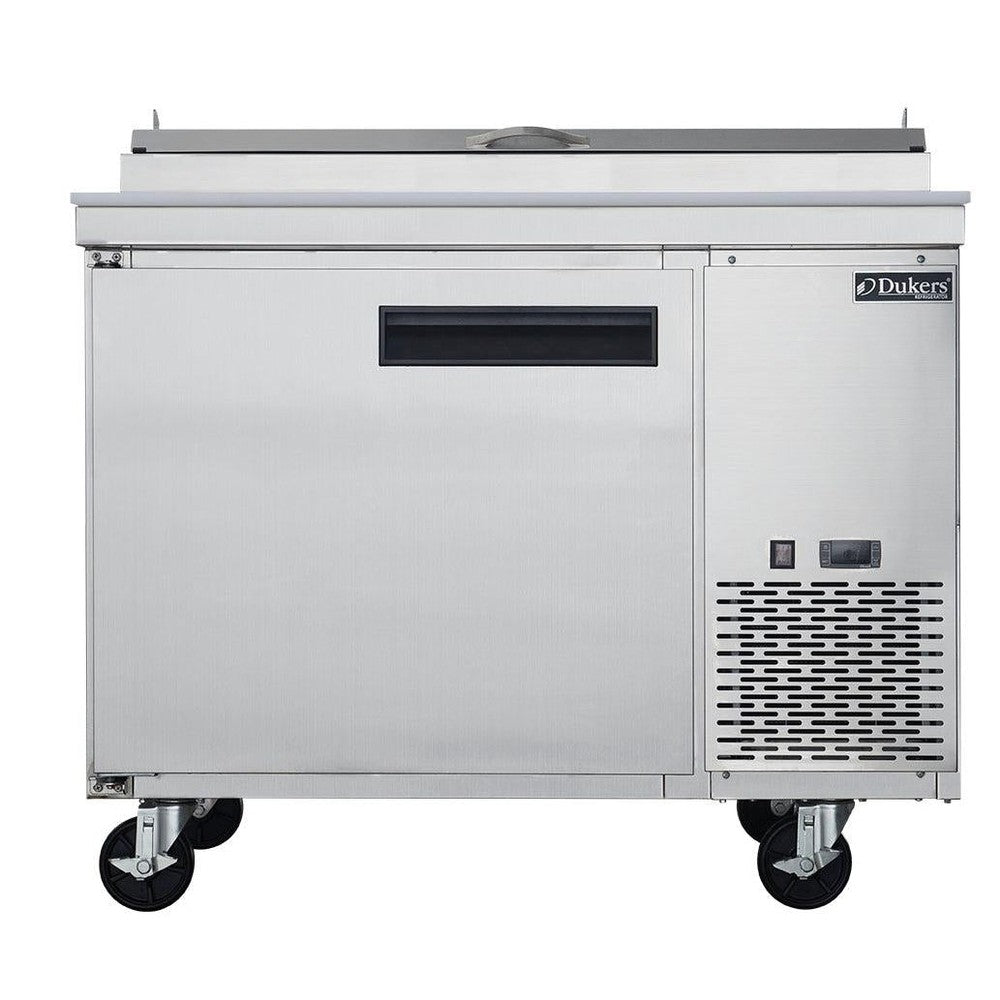 Dukers DPP44-6-S1 Commercial Single Door Pizza Prep Table Refrigerator image 2