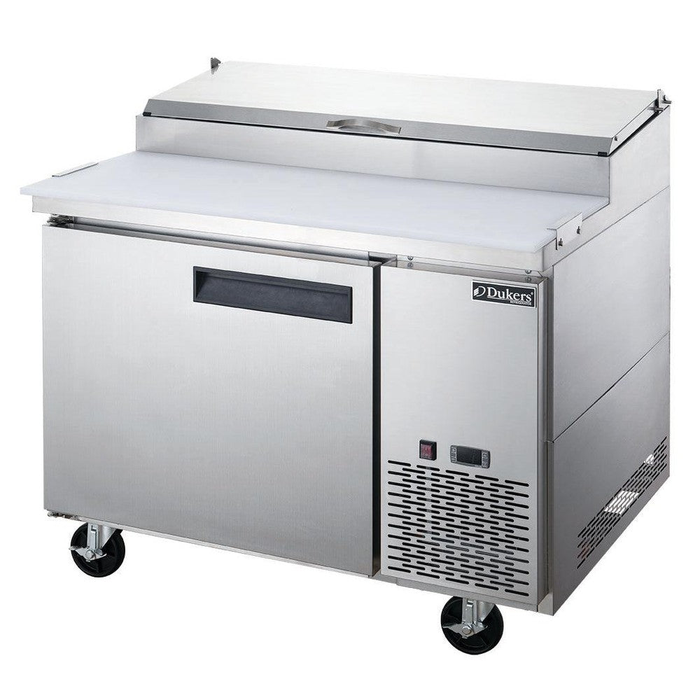 Dukers DPP44-6-S1 Commercial Single Door Pizza Prep Table Refrigerator image 4