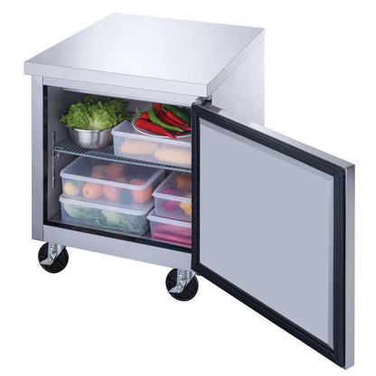 Dukers DUC29R Single Door Undercounter Refrigerator in Stainless Steel image 4