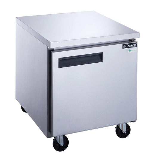 Dukers DUC29F Single Door Undercounter Freezer in Stainless Steel image 1