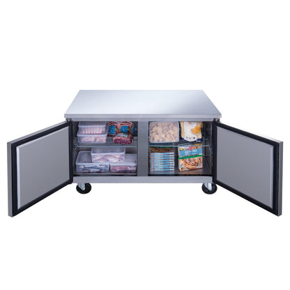 Dukers DUC36F 2-Door Undercounter Freezer in Stainless Steel image 3