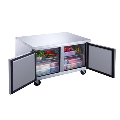 Dukers DUC36R 2-Door Undercounter Refrigerator in Stainless Steel image 2
