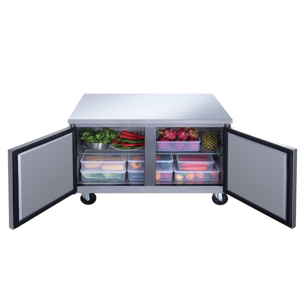 Dukers DUC60R 2-Door Undercounter Commercial Refrigerator in Stainless Steel image 3