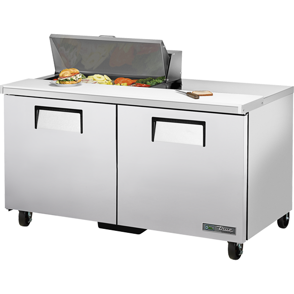 True TSSU-60-08-HC Solid Door Sandwich/Salad Unit with Hydrocarbon Refrigerant - view 2