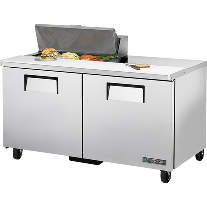 True TSSU-60-08-HC Solid Door Sandwich/Salad Unit with Hydrocarbon Refrigerant