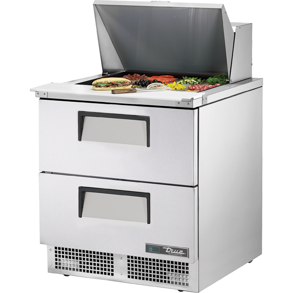 True TFP-32-12M-D-2-HC Drawered Food Prep Unit with Hydrocarbon Refrigerant