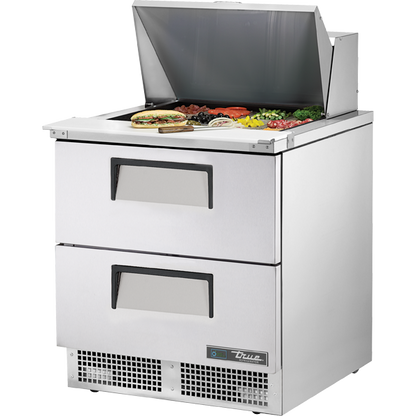 True TFP-32-12M-D-2-HC Drawered Food Prep Unit with Hydrocarbon Refrigerant