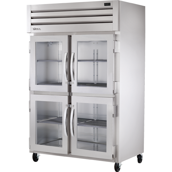 True STG2R-4HG-HC Reach-In Glass Half Swing Door Refrigerator with Hydrocarbon Refrigerant