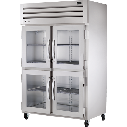 True STG2R-4HG-HC Reach-In Glass Half Swing Door Refrigerator with Hydrocarbon Refrigerant