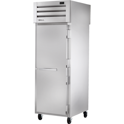 True STA1RPT-1S-1G-HC Pass-Thru Solid Front/Glass Rear Swing Doors Refrigerator with Hydrocarbon Refrigerant