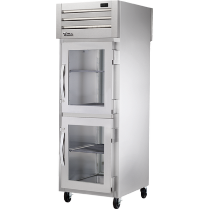 True STA1RPT-2HG-1S-HC Pass-Thru Half Glass Front/Solid Rear Swing Doors Refrigerator with Hydrocarbon Refrigerant - view 2