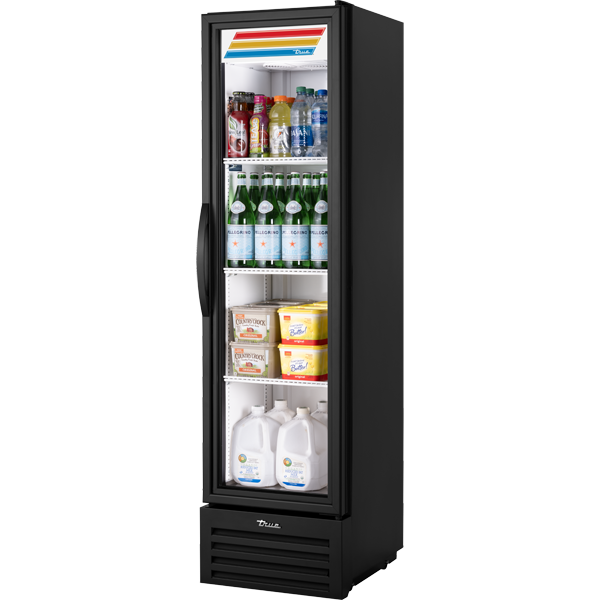 True T-11G-HC~TSL01 Reach-In Glass Swing Door Refrigerator with Hydrocarbon Refrigerant