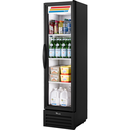 True T-11G-HC~TSL01 Reach-In Glass Swing Door Refrigerator with Hydrocarbon Refrigerant