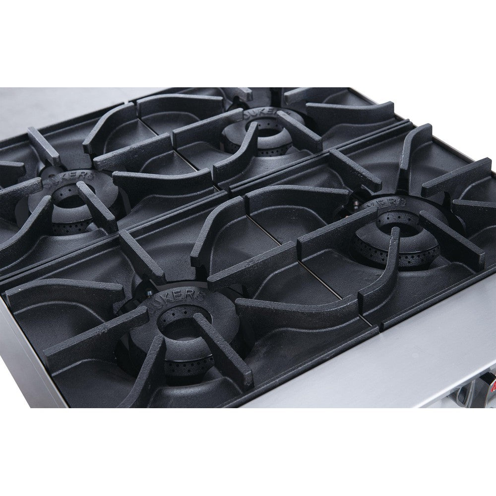 Dukers DCHPB12 Hot Plate with 2 Burners image 6